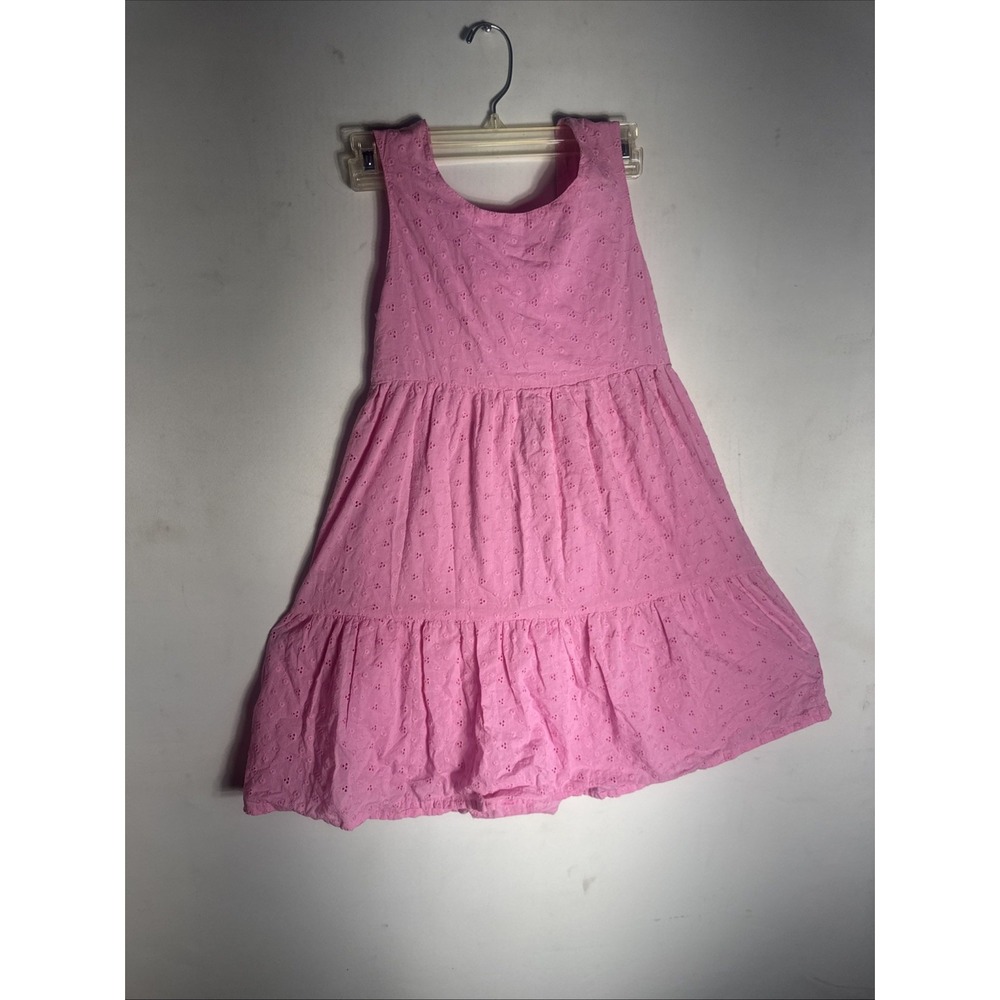 Girls George Pink Floral Dress‎ Size 12 Pleated Bodice Button Front BEAUTIFUL!